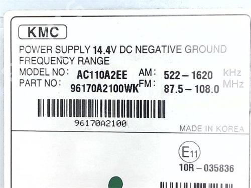 Radio KIA CEED Sportswagon (CD) 1.6 | BP38399620E6 - Image 5