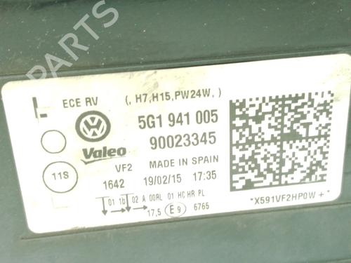 Left headlight VW GOLF VII Variant (BA5, BV5) 1.6 TDI | BP38400009C28 - Image 5