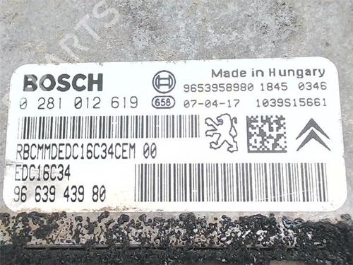 Control unit PEUGEOT PARTNER MPV (5_, G_) 1.6 HDi 90 | BP38379017M11 - Image 5