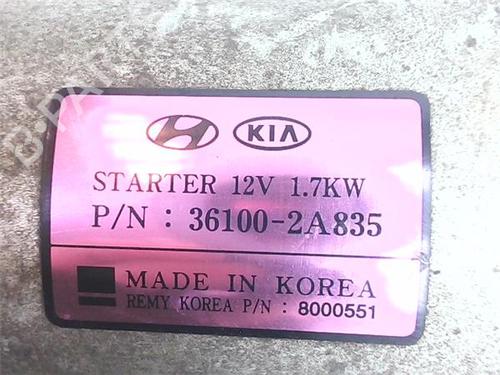 Starter HYUNDAI ix35 (LM, EL, ELH) 1.7 CRDi | BP38384396M8 - Image 3