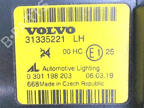 Left headlight VOLVO V50 (545) 2.0 D | BP38368284C28 - Image 3