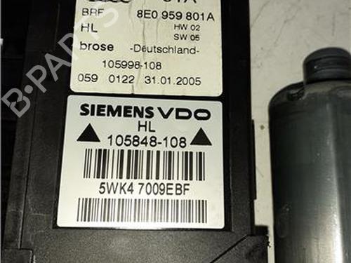 Left rear window motor AUDI A4 B7 Avant (8ED) 2.0 TDI 16V | BP38359099E23 - Image 5