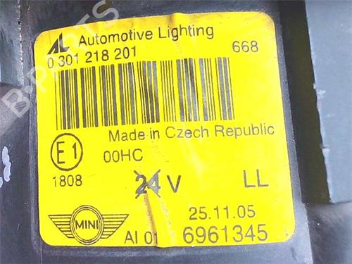 Left headlight MINI MINI (R50, R53) One | BP38373421C28 - Image 2