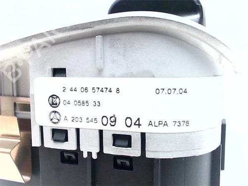 Headlight switch MERCEDES-BENZ C-CLASS (W203) C 220 CDI (203.008) | BP38407234I24 - Image 2
