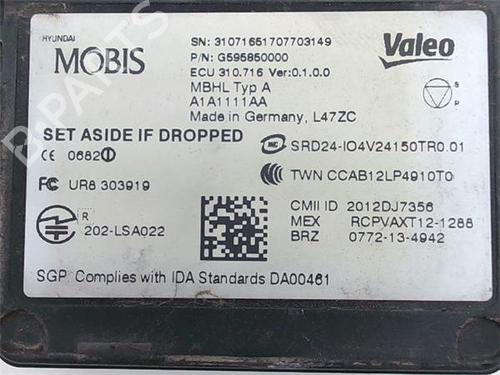 Electronic sensor KIA NIRO I (DE) 1.6 GDI Plug-in Hybrid | BP38372524M84 - Image 2