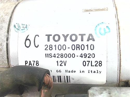 Starter TOYOTA AURIS (_E15_) 2.0 D-4D (ADE150_, ADE150R) | BP38398372M8 - Image 3