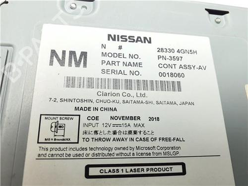 Radio INFINITI QX30 2.2 D AWD | BP38362960E6 - Image 5