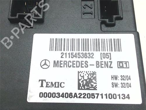 Electronic module MERCEDES-BENZ E-CLASS (W211) E 320 CDI (211.022) | BP38381754M83 - Image 2
