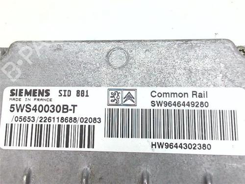 Control unit PEUGEOT 307 Break (3E) 2.0 HDI 90 | BP38387743M11 - Image 5