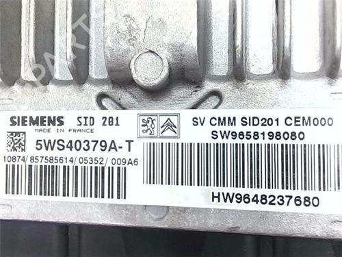 Control unit PEUGEOT 407 Coupe (6C_) 2.7 HDi | BP38374356M11 - Image 2