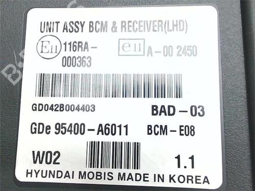 Control unit HYUNDAI i30 Estate (GD) 1.4 CRDi | BP38351281M11 - Image 4