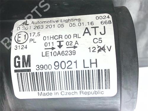 Left headlight OPEL ZAFIRA TOURER C (P12) 1.6 CDTI (75) | BP38377444C28 - Image 4