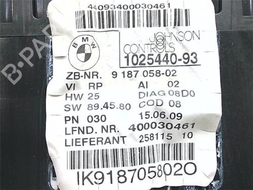 Instrument cluster BMW 3 (E90) 320 i | BP38387902C47 - Image 3