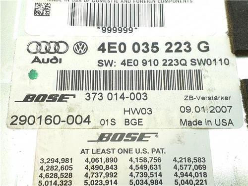 Electronic module AUDI A8 D3 (4E2, 4E8) S8 quattro | BP40085760M83 - Image 4