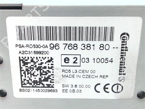 Radio CITROËN C4 II (NC_) 1.6 HDi 90 | BP39955638E6 - Image 4