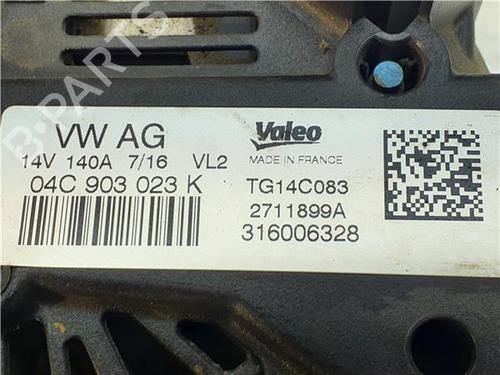 Alternator AUDI Q3 (8UB, 8UG) 1.4 TSI | BP38369856M7 - Image 2