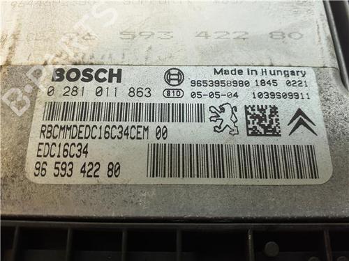 Control unit CITROËN C4 I (LC_) 1.6 HDi | BP39955863M11 - Image 3
