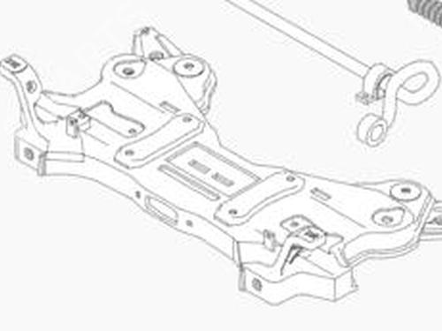 Used Subframe Subframe 38398989 38398989