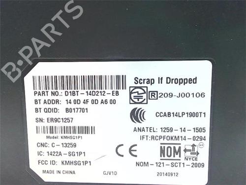 Control unit FORD C-MAX II (DXA/CB7, DXA/CEU) 1.0 EcoBoost | BP38389792M11 - Image 5