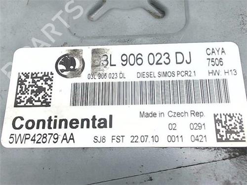 Control unit SKODA FABIA II Combi (545) 1.6 TDI | BP38376193M11 - Image 5