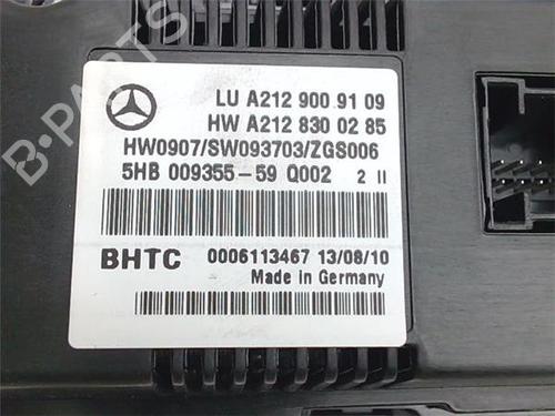 Climate control MERCEDES-BENZ E-CLASS (W212) E 350 CDI (212.023) | BP38372115I5 - Image 3