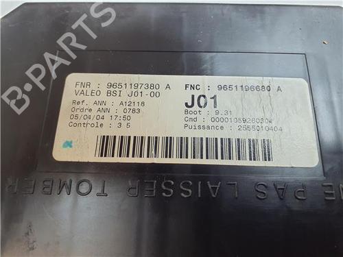 Fuse box CITROËN C5 I (DC_) 2.0 HDi (DCRHZB, DCRHZE) | BP39955846E1 - Image 2