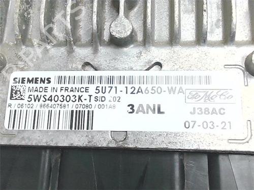 Engine control unit (ECU) FORD FOCUS II (DA_, HCP, DP) 1.8 TDCi | BP38394698M57 - Image 5