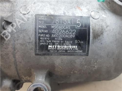 AC compressor MITSUBISHI LANCER VIII (CY_A, CZ_A) 1.5 Bifuel | BP38360124M34 - Image 2