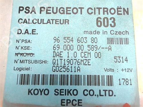Steering ECU PEUGEOT 1007 (KM_) 1.6 16V | BP38406285M49 - Image 5
