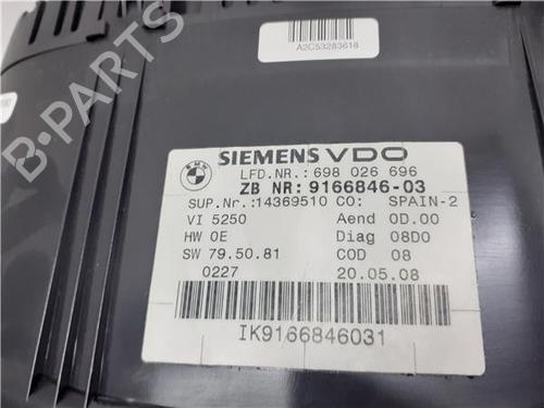 Instrument cluster BMW 3 (E90) 320 d | BP38364891C47 - Image 2