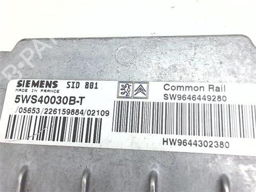 Control unit PEUGEOT 307 Break (3E) 2.0 HDI 90 | BP38406724M11 - Image 4