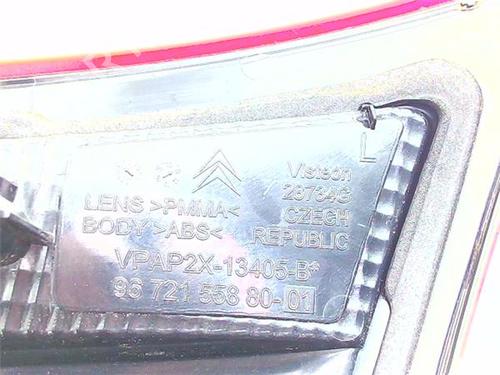 Right tailgate light CITROËN C4 II (NC_) 1.2 THP 130 (NCHNYM, NCHNYT) | BP39956267C80 - Image 5