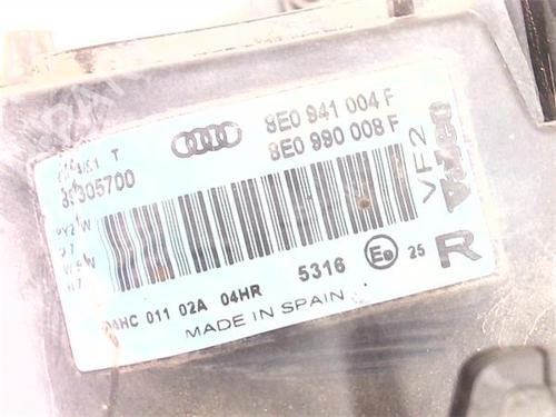 Right headlight AUDI A4 B6 (8E2) 1.9 TDI | BP38394168C29 - Image 6