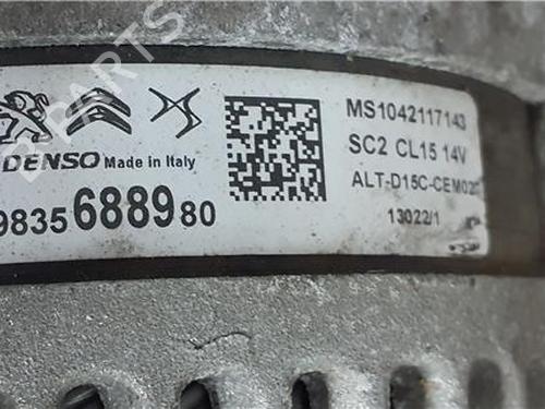 Alternator CITROËN C3 III (SX) 1.5 BlueHDi 100 (SXYHYP, SXYHTU) | BP38396440M7 - Image 3