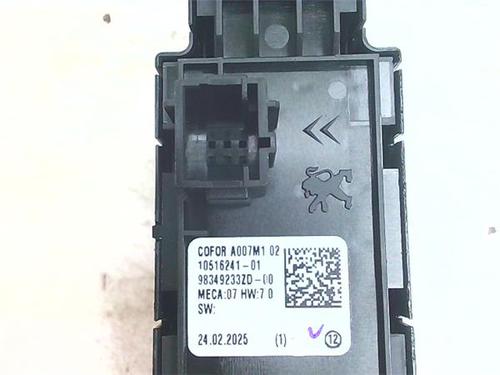 Left front window switch PEUGEOT 208 I (CA_, CC_) 1.6 BlueHDi 100 | BP38399593I27  - Image 5