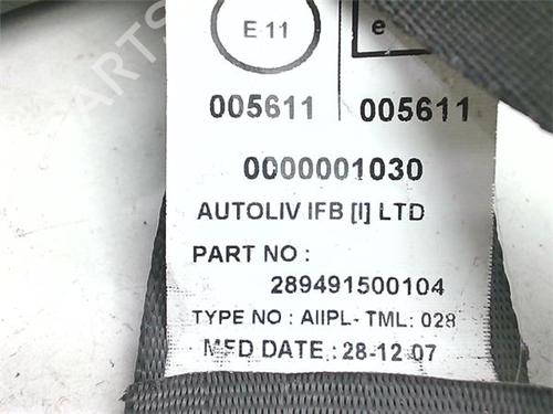 Front right seatbelt TATA XENON Pickup 2.2 DiCOR 4x4 | BP38386746I25 - Image 2
