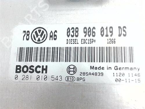 Engine control unit (ECU) VW PASSAT B5.5 (3B3) 1.9 TDI | BP38393973M57 - Image 3