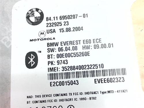 Control unit BMW 5 (E60) 525 xi | BP38384290M11 - Image 3