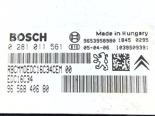 Control unit CITROËN C5 II (RC_) 1.6 HDi (RC8HZB) | BP39434889M11 - Image 6