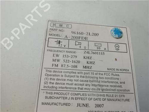 Radio HYUNDAI i30 (FD) 1.6 CRDi | BP38358844E6 - Image 3