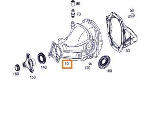 Used Rear differential Rear differential 39207769 39207769