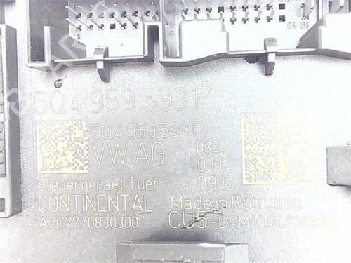 Comfort control module SEAT LEON (KL1, KLG) 2.0 TDI | BP38397779M56 - Image 4