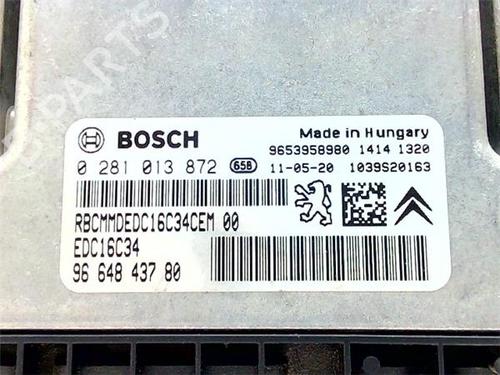 Control unit PEUGEOT PARTNER Tepee 1.6 HDi | BP38387438M11 - Image 2