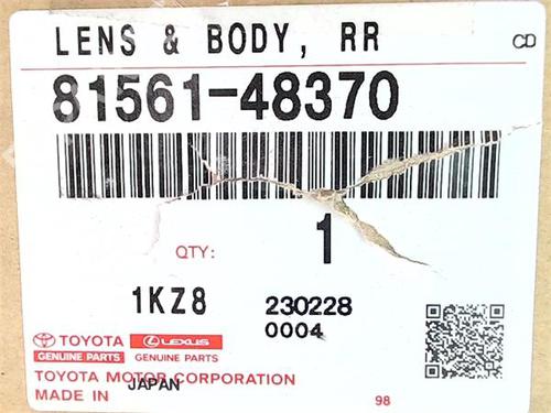 Left taillight LEXUS RX (_L2_) 200t (AGL20R, AGL20_) | BP38398514C34 - Image 2