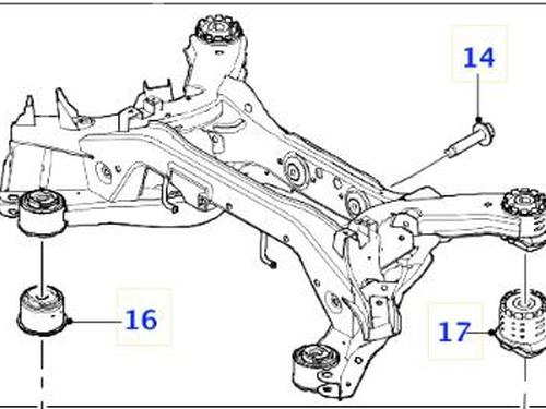 rear-axle-jaguar-xf-i-x250-2008-2009-2010-2011-2012-2013-2014-2015-38389429 main image