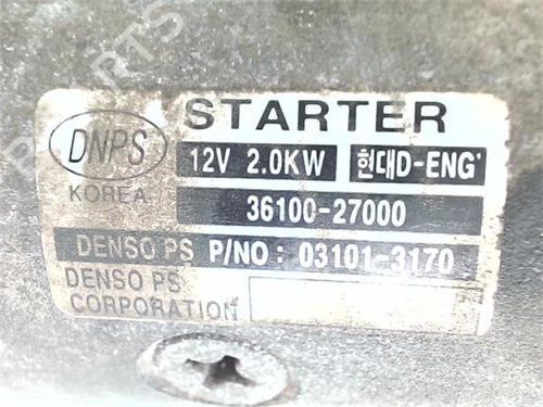 Starter HYUNDAI SANTA FÉ I (SM) 2.0 CRDi | BP38381097M8 - Image 2