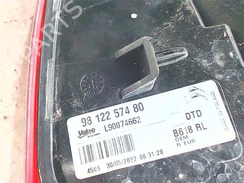 Right taillight CITROËN C3 III (SX) 1.5 BlueHDi 100 (SXYHYP, SXYHTU) | BP38395724C35 - Image 2