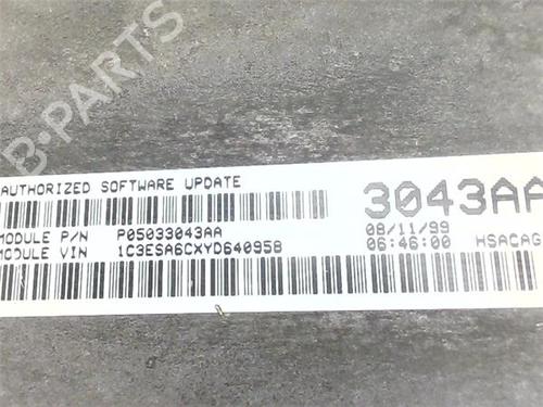 Control unit CHRYSLER NEON II 2.0 16V | BP38380014M11 - Image 3
