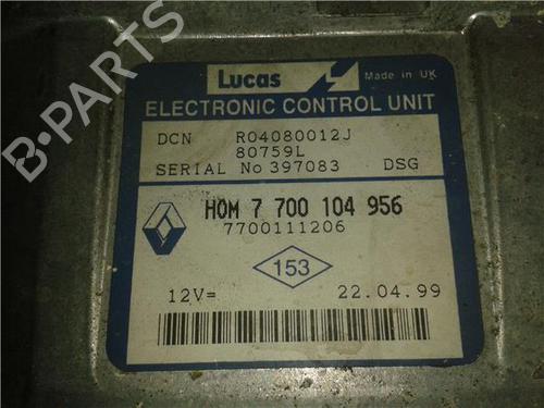 Control unit RENAULT KANGOO (KC0/1_) D 65 1.9 (KC0E, KC02, KC0J, KC0N) | BP38406967M11 - Image 2