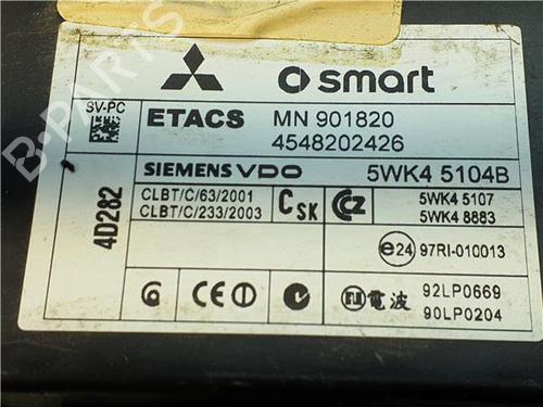 Fuse box SMART FORFOUR (454) 1.3 (454.031) | BP38370124E1 - Image 3